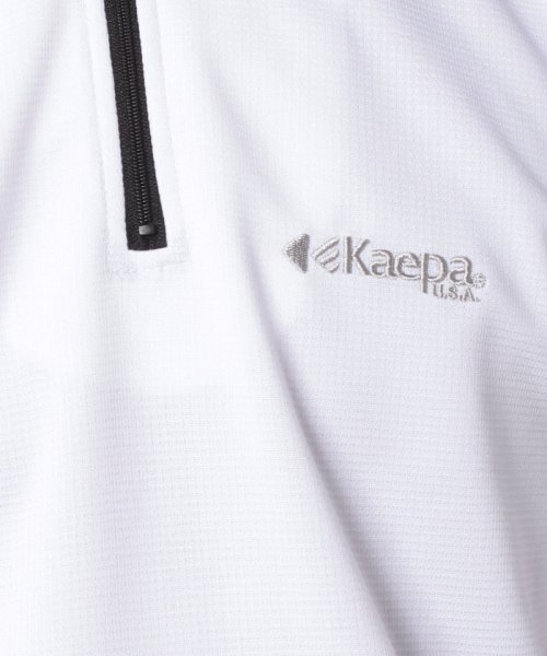 MARUKAWA(マルカワ)/【Kaepa】ケイパ ドライ ワッフル ハーフジップ 半袖Tシャツ/img04
