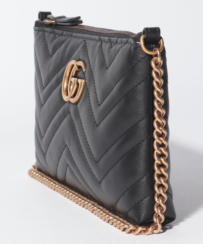 GUCCI】チェーンショルダー / GG MARMONT 【NERO】(502278172 ...