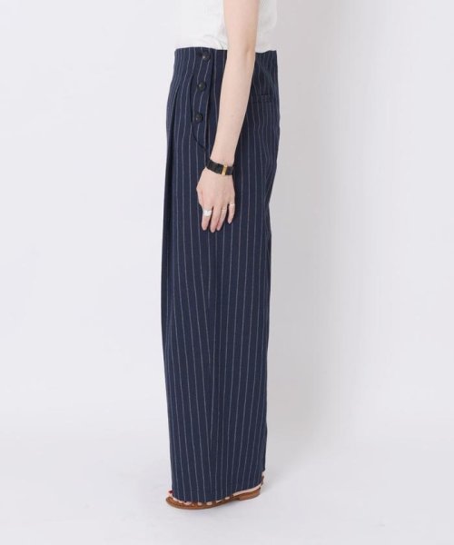 セール ピンストライプパンツ Navy シップス ウィメン Ships Women Magaseek