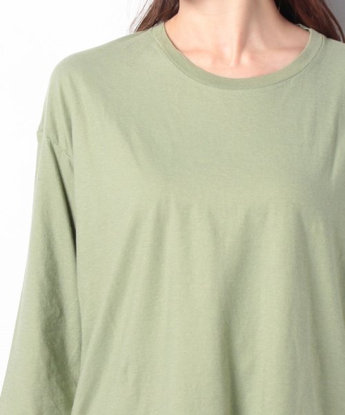 BENETTON (women)(ベネトン（レディース）)/コットンラウンドネック7分袖Tシャツ・カットソー/img24