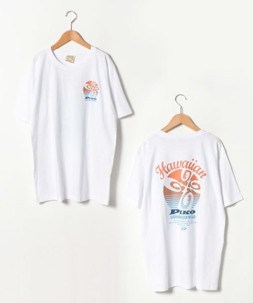 MARUKAWA(大きいサイズのマルカワ)/【PIKO】 大きいサイズ メンズ ピコ プリント 半袖 Tシャツ サーフ ブランド/img04