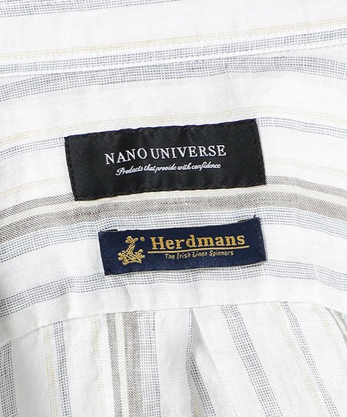 nano・universe(ナノ・ユニバース)/Herdman Linenバリエーションシャツ SS/img16