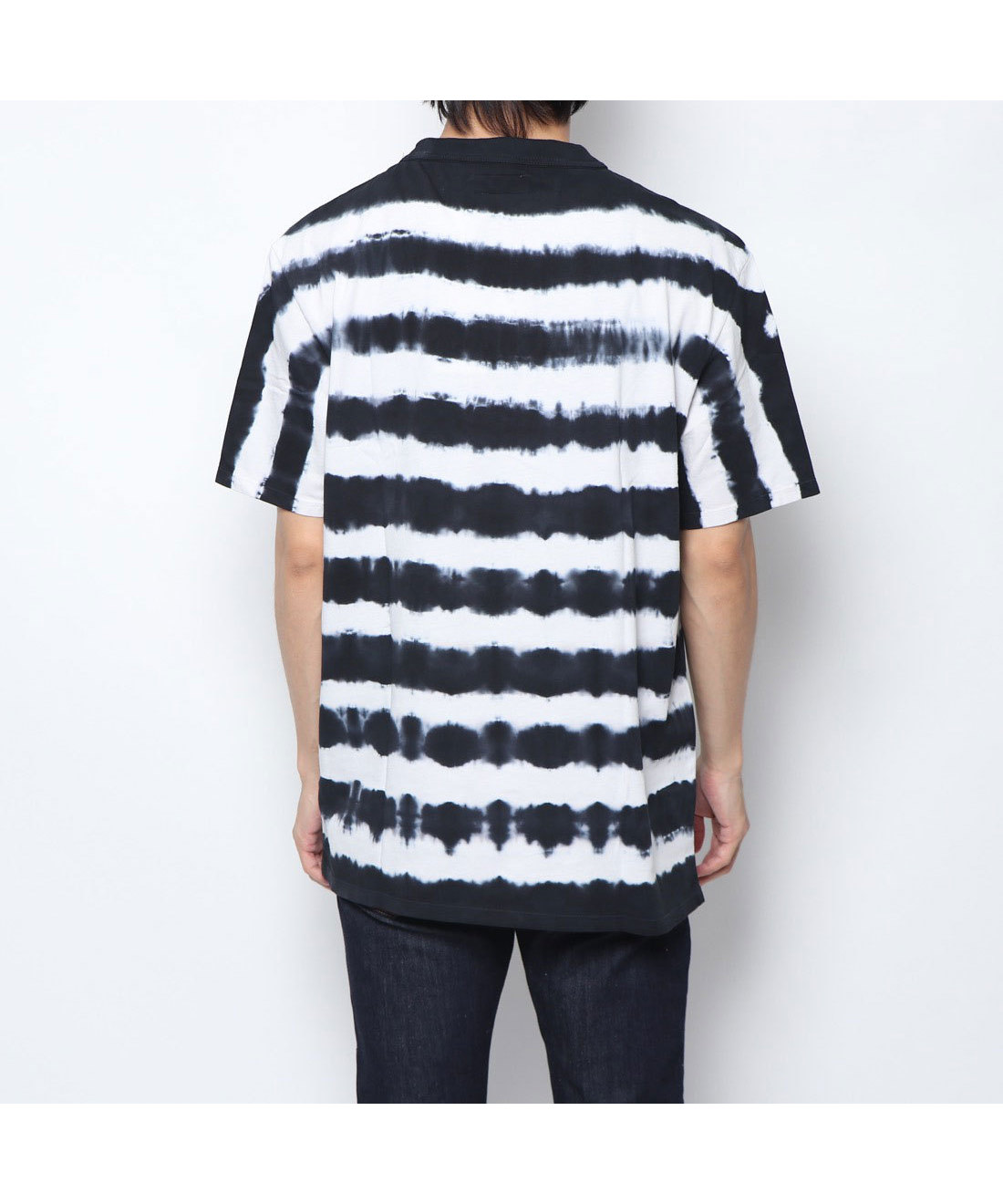 guess multi stripe tee
