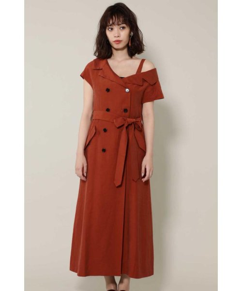 セール ワンショルダーデザインワンピース ローズバッド Rose Bud Magaseek
