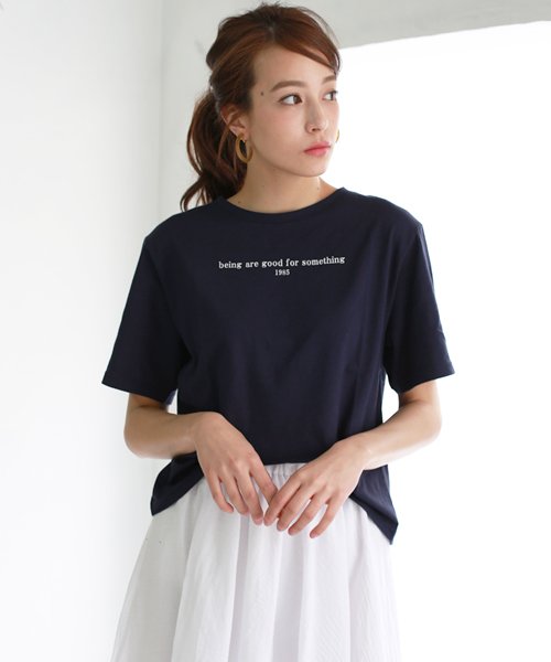 REAL　CUBE(リアルキューブ)/英字ロゴTシャツ/img07