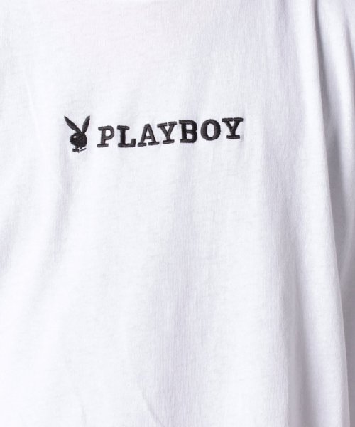 MARUKAWA(マルカワ)/【PLAYBOY】プレイボーイ ビッグシルエット ロゴ刺繍 半袖Tシャツ/img04