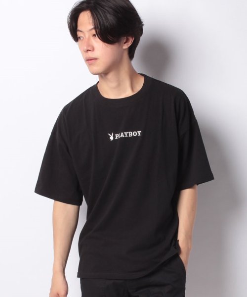 MARUKAWA(マルカワ)/【PLAYBOY】プレイボーイ ビッグシルエット ロゴ刺繍 半袖Tシャツ/img06
