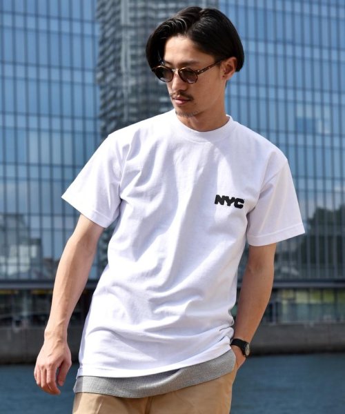 SHIPS MEN(シップス　メン)/NYC: エクスクルーシブ LANDSCAPE Tシャツ/img01