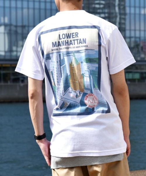 SHIPS MEN(シップス　メン)/NYC: エクスクルーシブ LANDSCAPE Tシャツ/img02