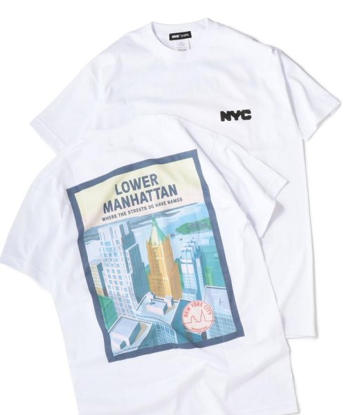 SHIPS MEN(シップス　メン)/NYC: エクスクルーシブ LANDSCAPE Tシャツ/img14
