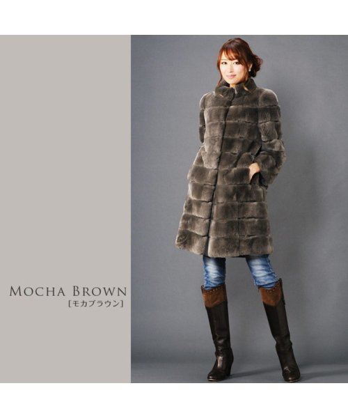 レッキス ファー コート 七分袖 レッキス