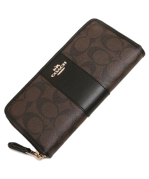 COACH(コーチ)/コーチ 財布 アウトレット COACH F54630 IMO5l アコーディオン ジップ ウォレット シグネチャー キャンバス レディース 長財布/img05