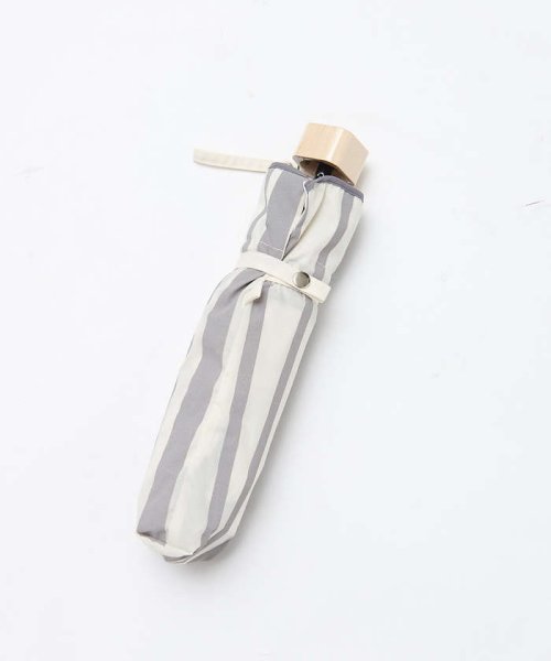 collex(collex)/【晴雨兼用】UVカット　ストライプ柄　折りたたみ傘/img01