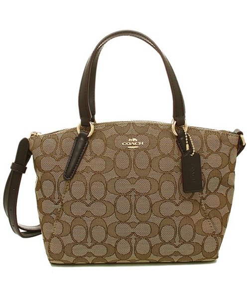 COACH(コーチ)/コーチ バッグ BAG レディース COACH F27580 アウトライン シグネチャー ミニケルシー サッチェル トートバッグ/img04