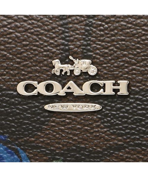 COACH(コーチ)/コーチ 折財布 アウトレット レディース COACH F38704 SVN2R ブラウン ブラックマルチ/img05