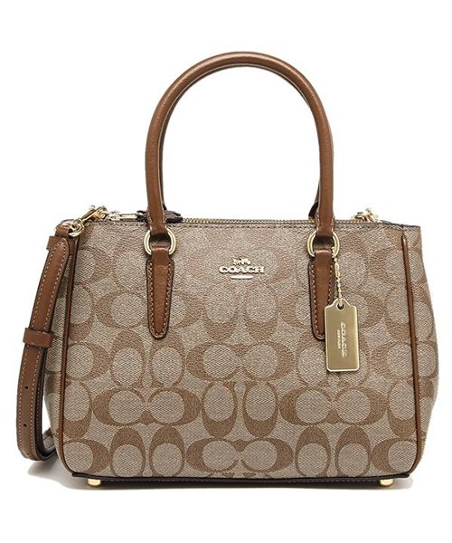 COACH(コーチ)/コーチ トートバッグ ショルダーバッグ アウトレット レディース COACH F67027 IME74 カーキ ブラウン/img04