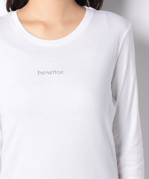 BENETTON (women)(ベネトン（レディース）)/ロゴクルーネック長袖Tシャツ・カットソー/img17