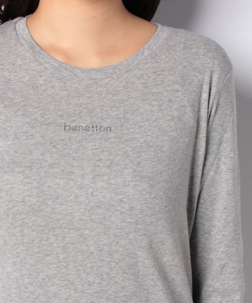 BENETTON (women)(ベネトン（レディース）)/ロゴクルーネック長袖Tシャツ・カットソー/img21