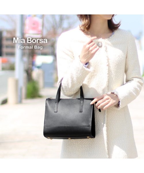 Mia Borsa(ミアボルサ)/[Mia Borsa]牛床革レザーハンドバッグ/img08