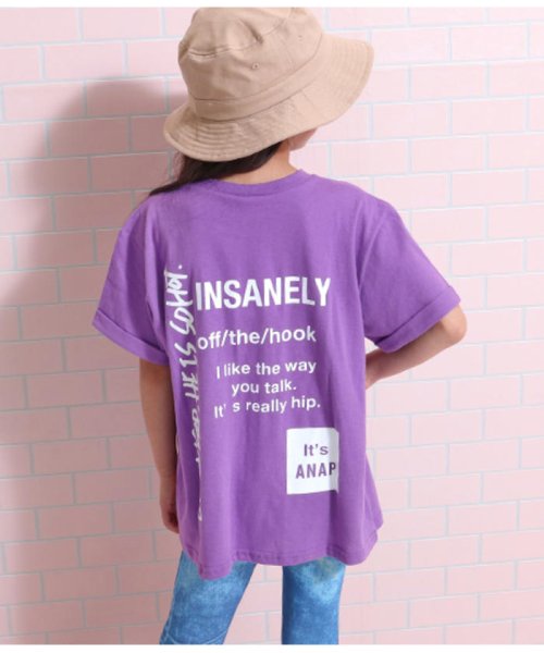 ANAP KIDS(アナップキッズ)/ロールアッププリントBIG－Tシャツ/img06