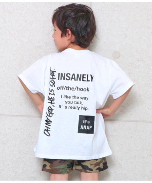 ANAP KIDS(アナップキッズ)/ロールアッププリントBIG－Tシャツ/img08