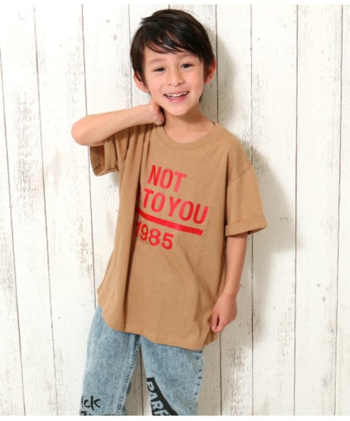 ANAP KIDS(アナップキッズ)/ロールアッププリントBIG－Tシャツ/img10