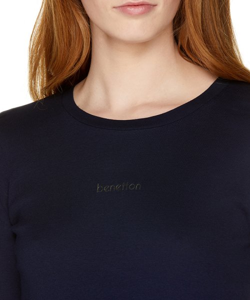 BENETTON (women)(ベネトン（レディース）)/ロゴクルーネック長袖Tシャツ・カットソー/img25