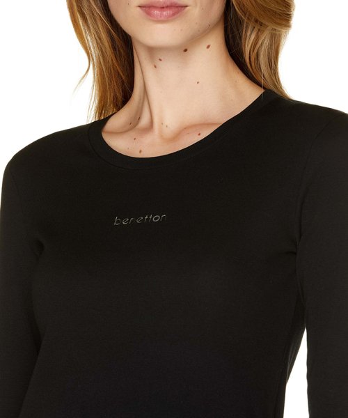 BENETTON (women)(ベネトン（レディース）)/ロゴクルーネック長袖Tシャツ・カットソー/img03