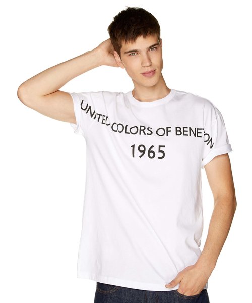 BENETTON (mens)(ベネトン（メンズ）)/ロゴドロップショルダーTシャツ・カットソー/img02