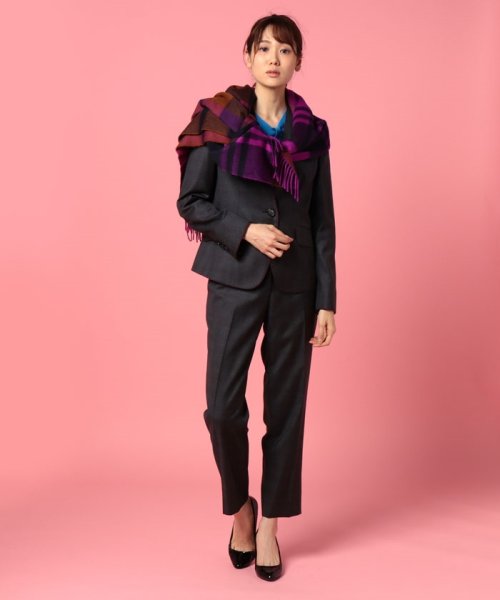 セール】【セットアップ対応商品】ロロピアーナノーカラージャケット  