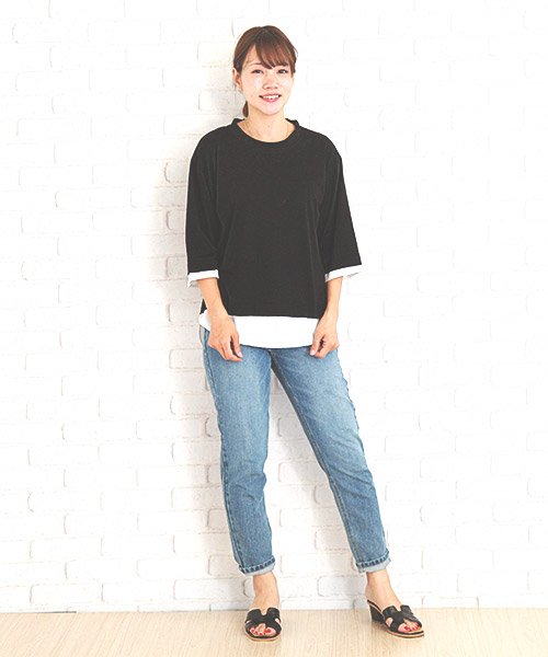 セール 69 Off Uネック重ね着風tシャツ ゆったり 夏 重ね着風 体型カバー 7分丈 クルーネック アミュレット Amulet Magaseek セール 69 Off Uネック重ね着風tシャツ ゆったり 夏 重ね着風 体型カバー 7分丈 クルーネック アミュレット Amulet Magaseek