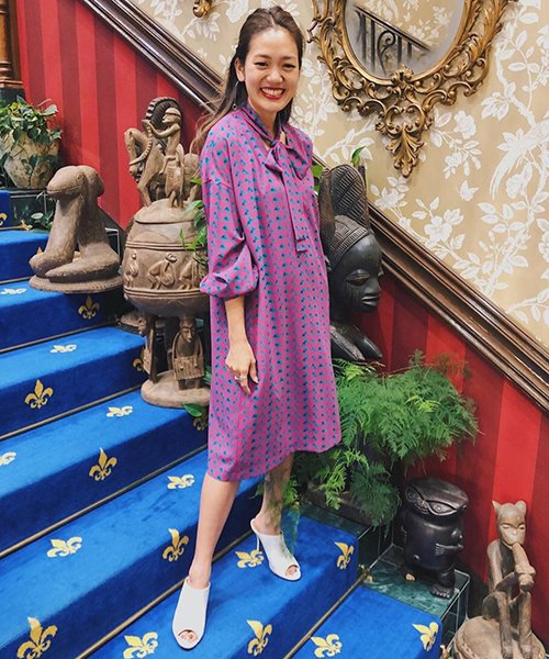 ハートプリントボウタイ付ワンピース レディースファッション 阪急百貨店公式通販 Hankyu Fashion