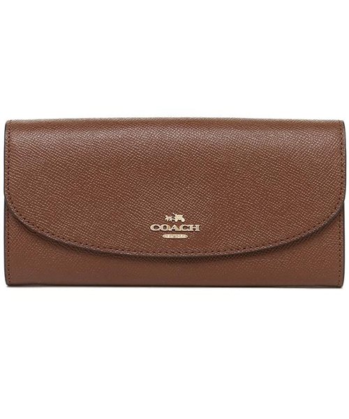 COACH(コーチ)/コーチ 財布 アウトレット COACH F54009 クロスグレイン レザー スリム エンベロープ ウォレット 長財布/img33