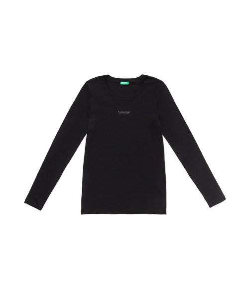 BENETTON (women)(ベネトン（レディース）)/ロゴクルーネック長袖Tシャツ・カットソー/img04