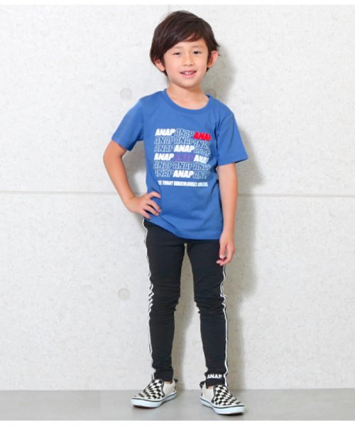 ANAP KIDS(アナップキッズ)/ポイントカラーANAPロゴTシャツ/img04