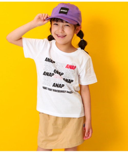 ANAP KIDS(アナップキッズ)/ポイントカラーANAPロゴTシャツ/img05