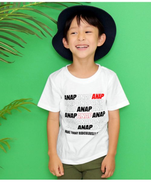 ANAP KIDS(アナップキッズ)/ポイントカラーANAPロゴTシャツ/img07