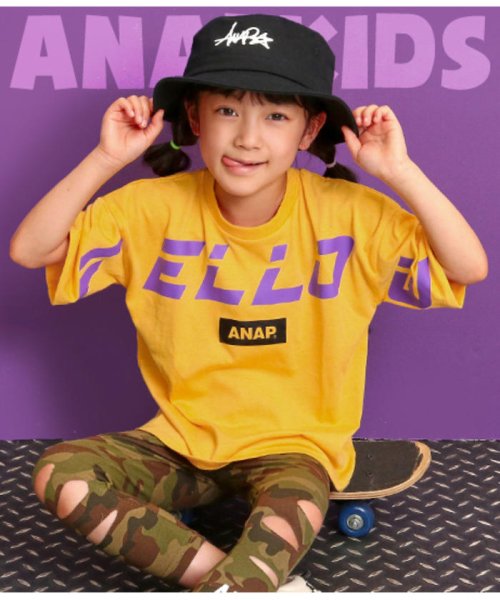 ANAP KIDS(アナップキッズ)/FELLOWプリントTシャツ/img01