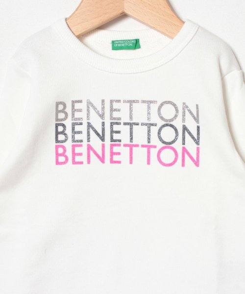 BENETTON (UNITED COLORS OF BENETTON GIRLS)(ユナイテッド　カラーズ　オブ　ベネトン　ガールズ)/グリッターロゴスウェット・パーカー/img04