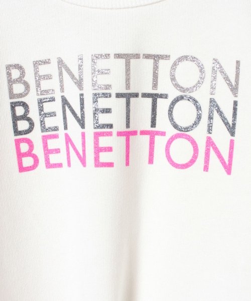 BENETTON (UNITED COLORS OF BENETTON GIRLS)(ユナイテッド　カラーズ　オブ　ベネトン　ガールズ)/グリッターロゴスウェット・パーカー/img05