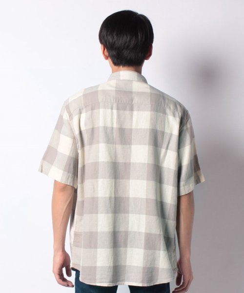 MARUKAWA(大きいサイズのマルカワ)/【SMITH’S AMERICAN】大きいサイズ 綿麻ヘリンボン チェックシャツ/img02