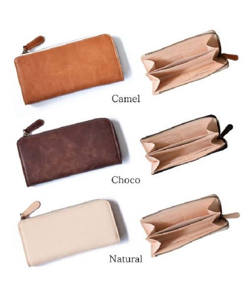 栃木レザーl字長財布 本革 メンズ レディース ジャパンファクトリー Japan Factory Magaseek