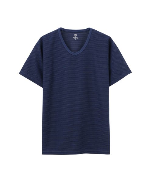 MAC HOUSE(men)(マックハウス（メンズ）)/Navy ネイビー 倍速 ドライTシャツ MH/03624SS/img34