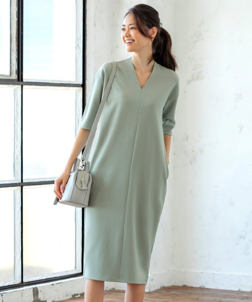 別注限定カラー サマーリラックスvネックワンピース スタイルデリ Style Deli Magaseek