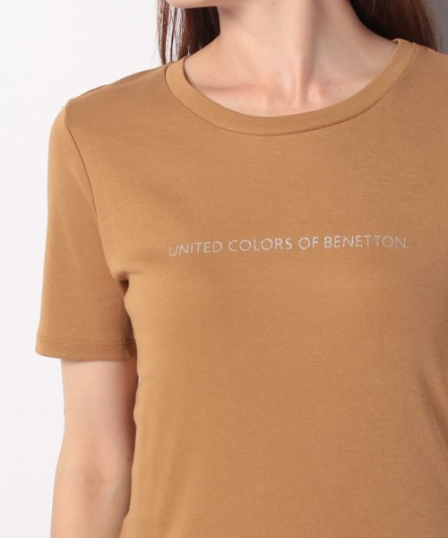 BENETTON (women)(ベネトン（レディース）)/ロゴクルーネック半袖Tシャツ・カットソー/img11