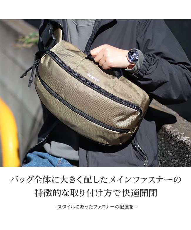 【未使用】PORTER ポーター ショルダーバッグ サイドポケット ナイロン 【未使用】PORTER ポーター ショルダーバッグ サイドポケット ナイロン