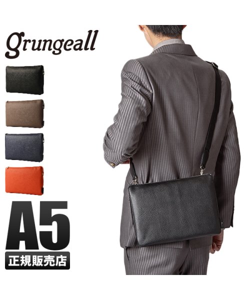 グランジオール ショルダーバッグ クラッチバッグ 2way メンズ 本革 A5 Gr4 Vyasa Com