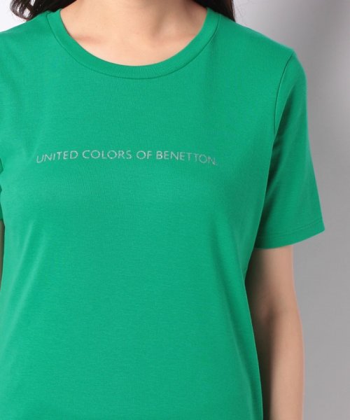 BENETTON (women)(ベネトン（レディース）)/ロゴクルーネック半袖Tシャツ・カットソー/img07