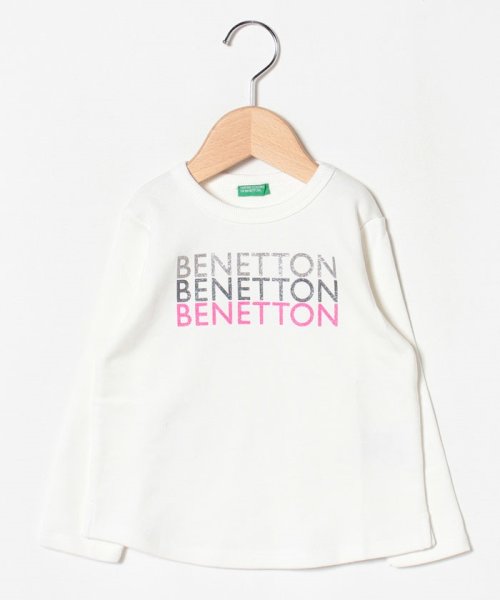 BENETTON (UNITED COLORS OF BENETTON GIRLS)(ユナイテッド　カラーズ　オブ　ベネトン　ガールズ)/グリッターロゴスウェット・パーカー/img02