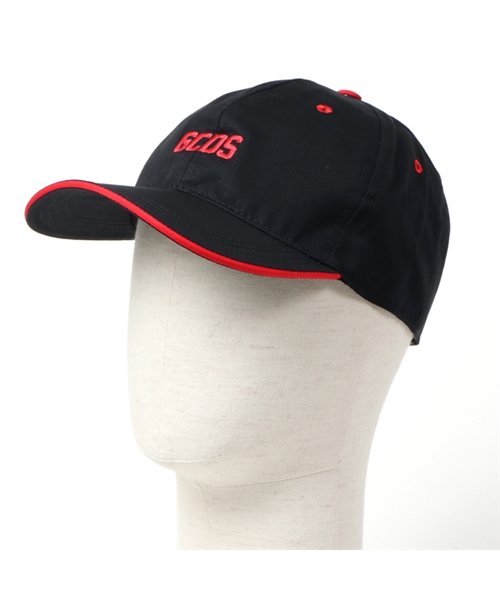 GCDS(ジーシーディーエス)/CC94U010026 ベースボールキャップ 帽子 コットン ロゴ刺繍 BLACK ユニセックス メンズ/img04